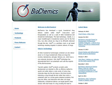 Tablet Screenshot of biochemics.com